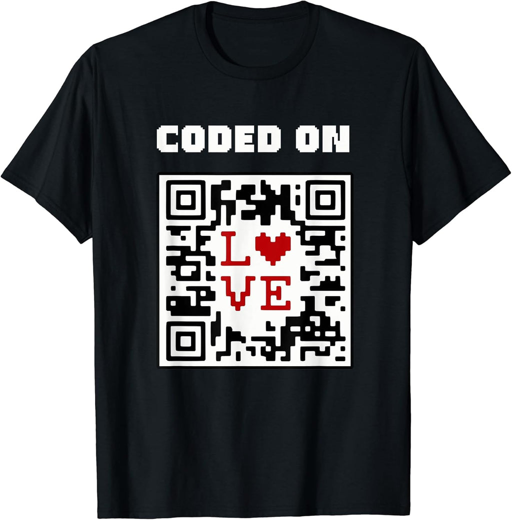 Coded Love Heart QR Code Love