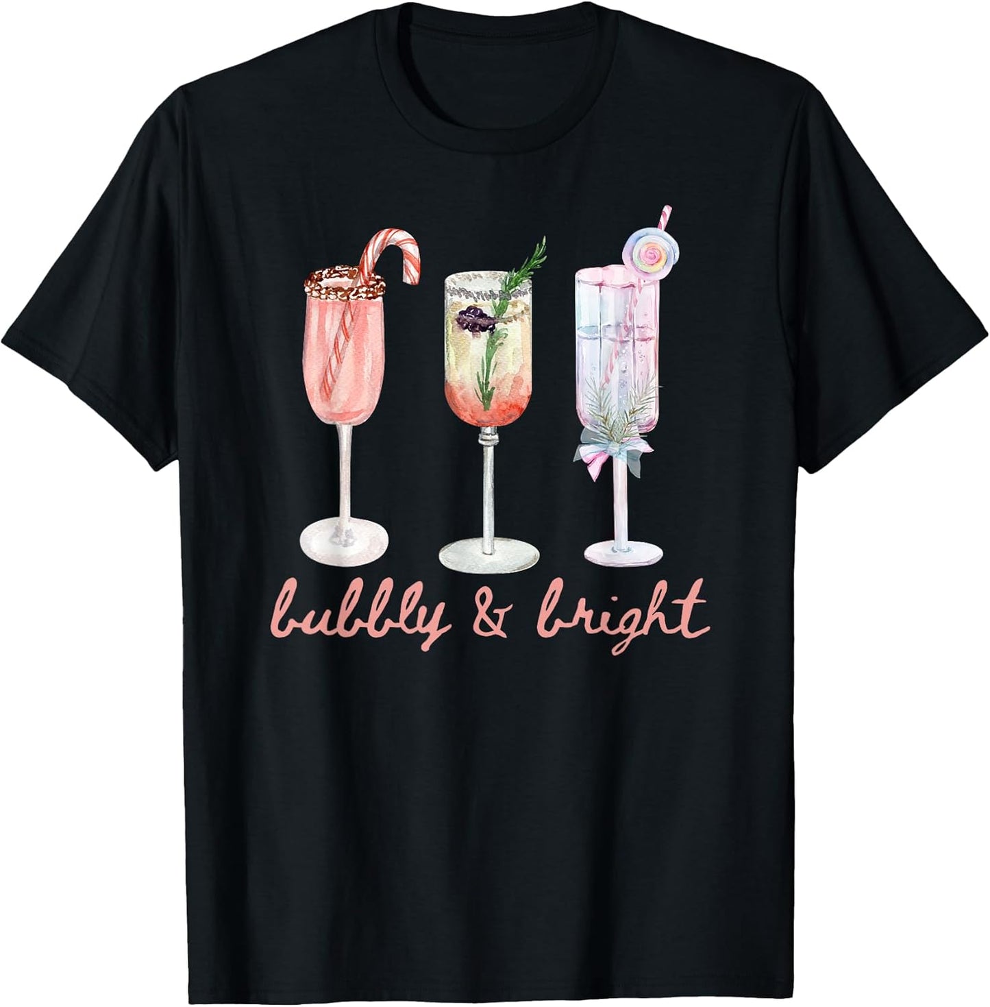 Bubbly and Bright Christmas champagne