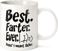 Fathers Day Funny Gifts for Husband Dad Him from Daughter Son Kids Wife - 11 OZ Ceramic Coffee Mug - Stocking Stuffers for Christmas Xmas,Birthday, Anniversary Gag Presents Ideas for PaPa Step Dad