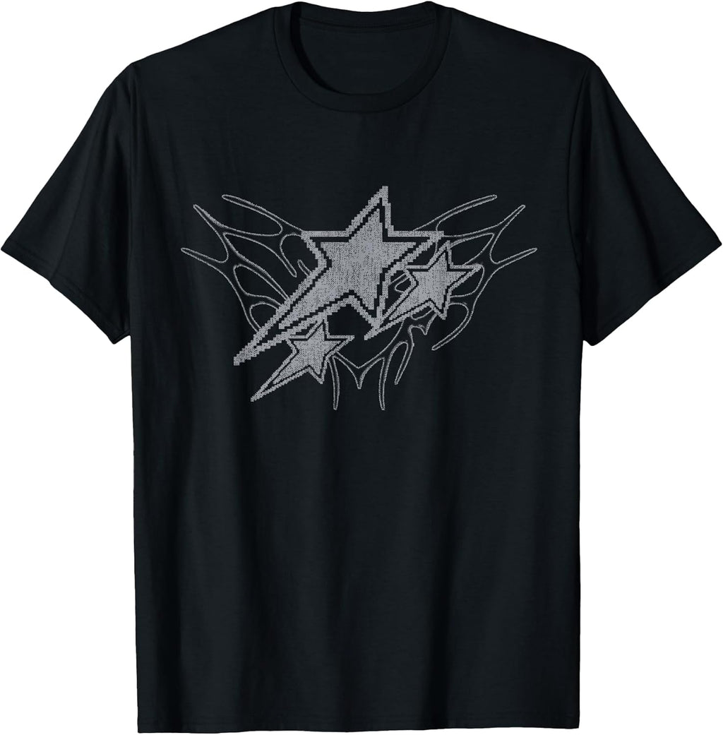 Y2k Stars 2000s Tattoo Vintage Grunge Graphic T-Shirt