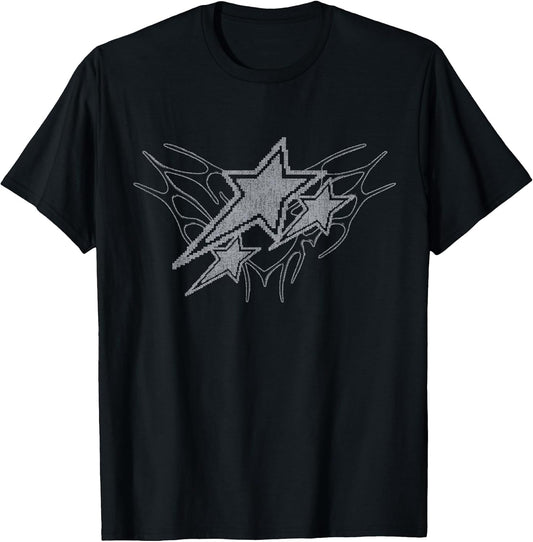 Y2k Stars 2000s Tattoo Vintage Grunge Graphic T-Shirt