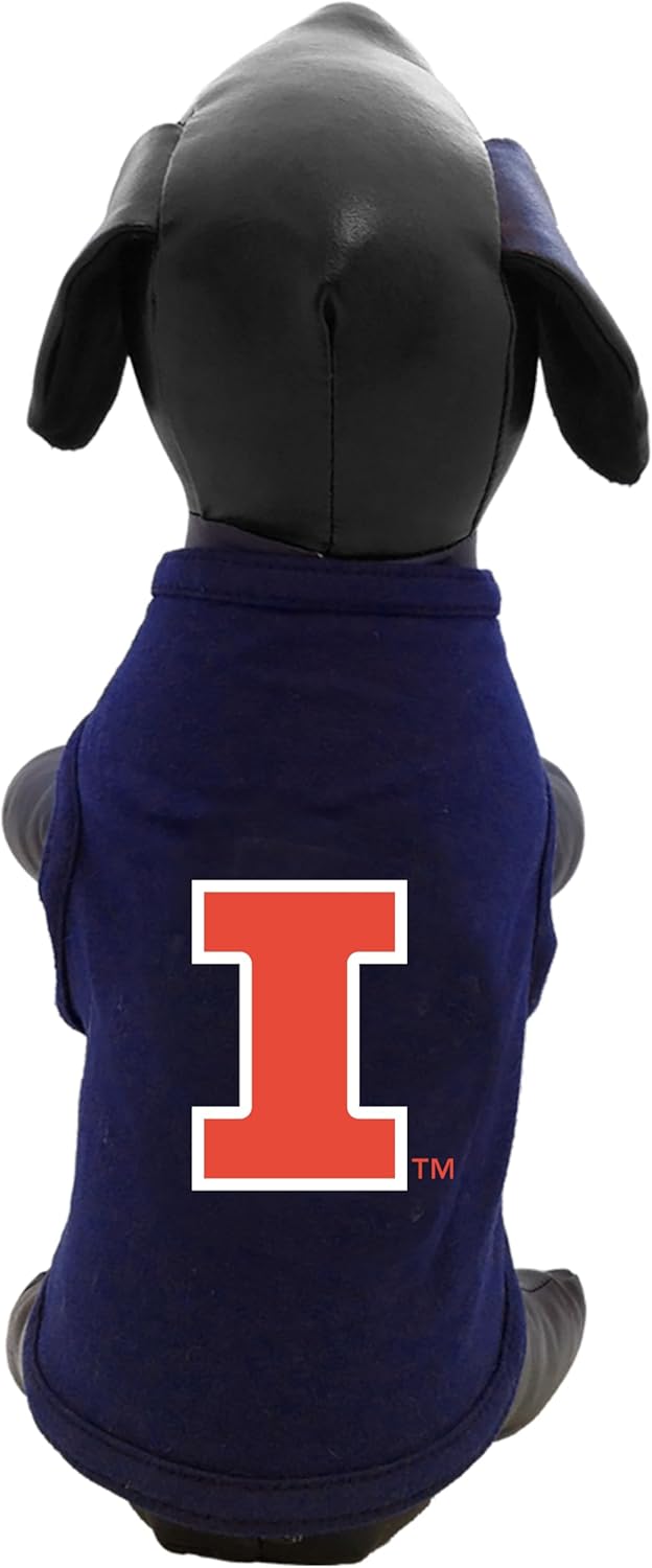 NCAA Illinois Fighting Illini Cotton Lycra Dog Tank Top