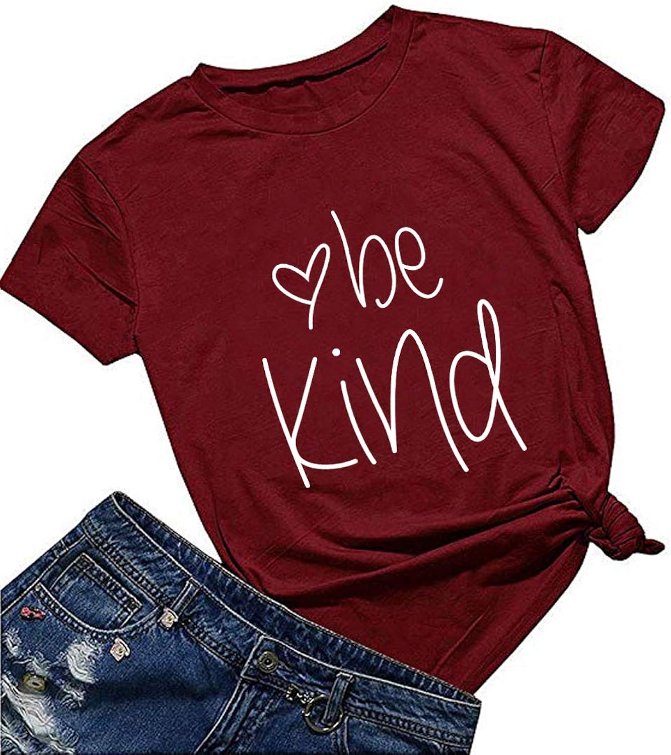 Womens T Shirt Casual Cotton Short Sleeve V-Neck Graphic T-Shirt Tops Tees
