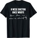 Funny Joke Doctor Apparel Illegible Handwriting
