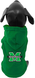 NCAA Marshall Thundering Herd Collegiate Cotton Lycra Hooded Dog Shirt