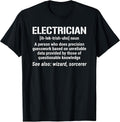 Funny Electrician Definition Apparel