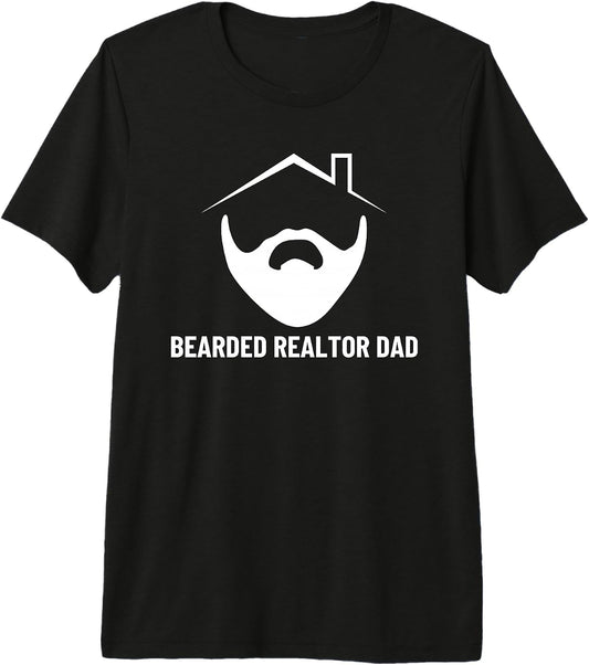 Realtor Real Estate Dad Merch for Bearded Men