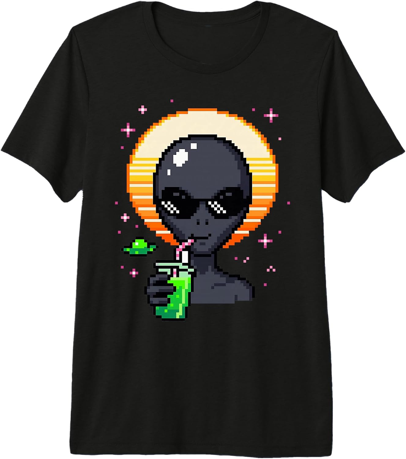 Alien Pixel Art Apparel