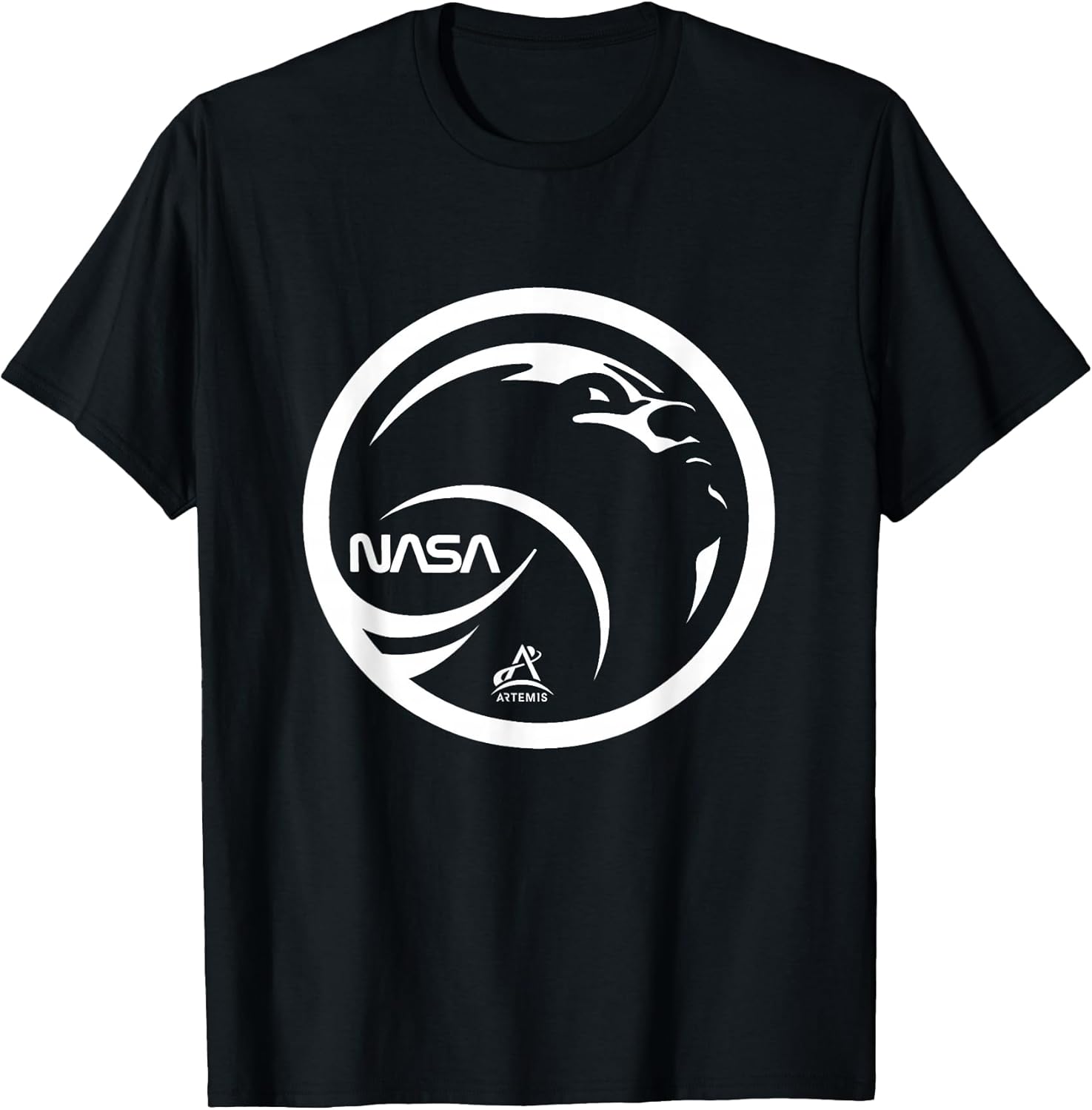 NASA Artemis Woman Logo White
