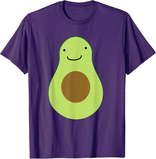 Cute Smiley Avocado Funny Tee