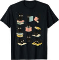 Funny Black Cat Book Lover Apparel