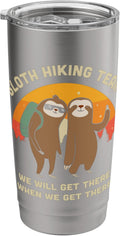 Funny Sloth Hiking Tee Shirts