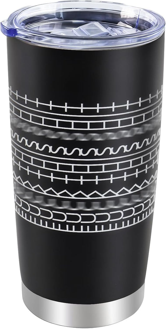 Hidden Message Coffee Mug 20oz, Gift for Work Bestie, Funny Coffee Mug, Modern Coffee Lover Gift for Friends, Family, Coworkers (Black)
