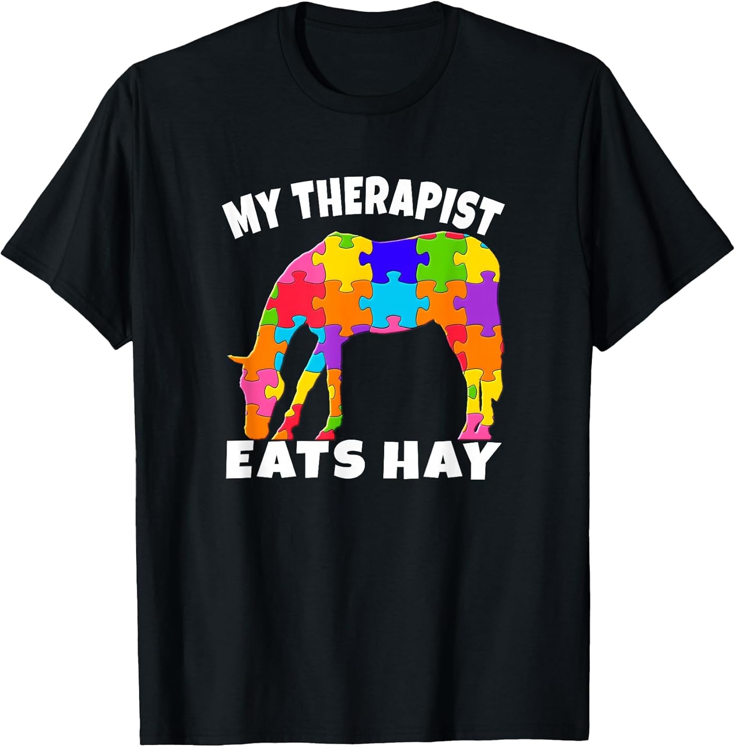 MY THERAPIST EATS AUTISM AUTISTIC NOVELTY MERCH
