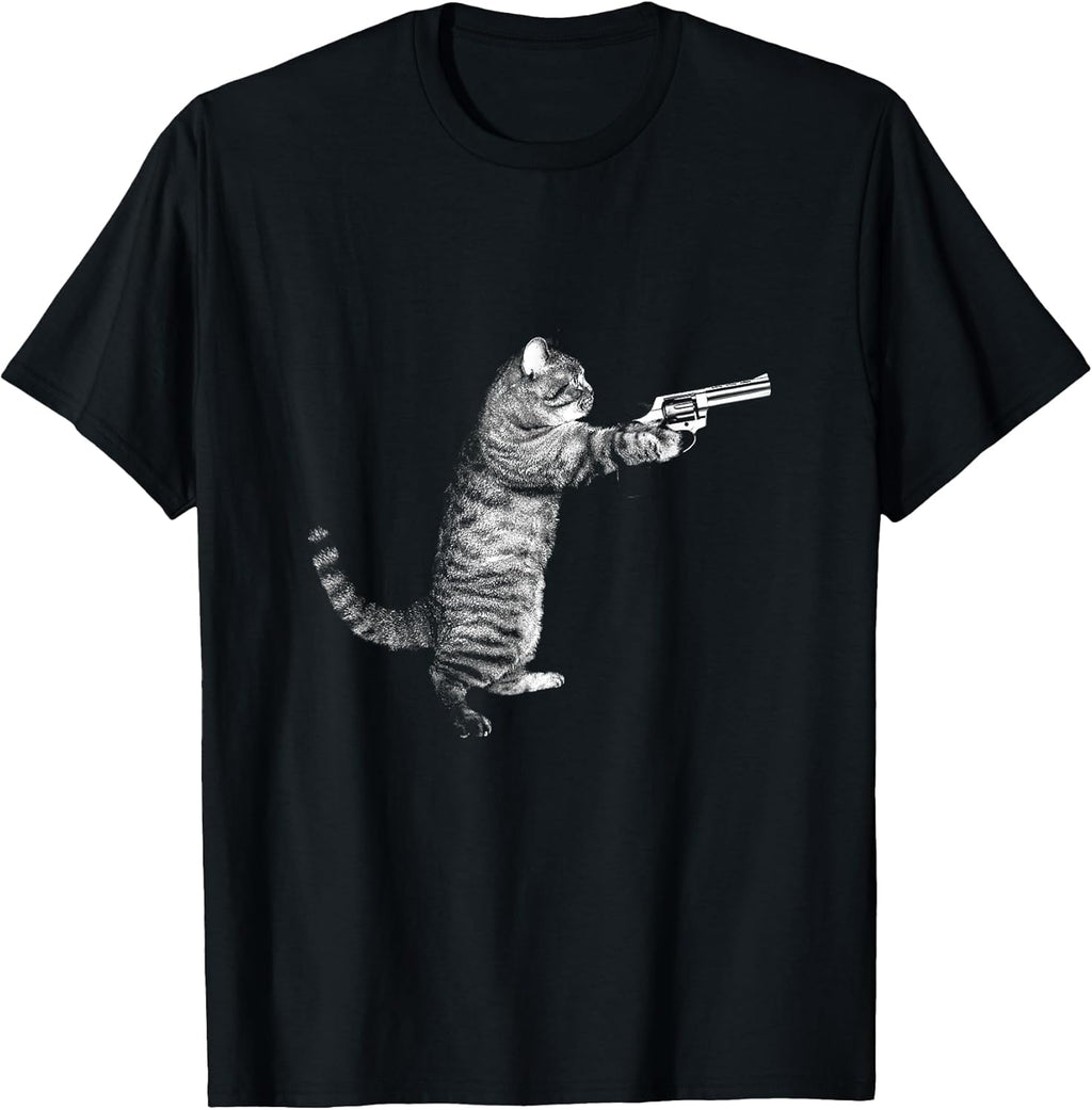 Cat and Gun Tee