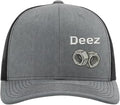 Deez Embroidered Premium Quality Adjustable Hat, Funny Trucker Cap, Breathable Mesh Design Gift for Men Women