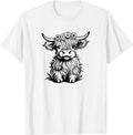 Highland Cow Cute Animal Farm Life Funny Animal