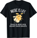 Music is LIfe Design Tee by Ed