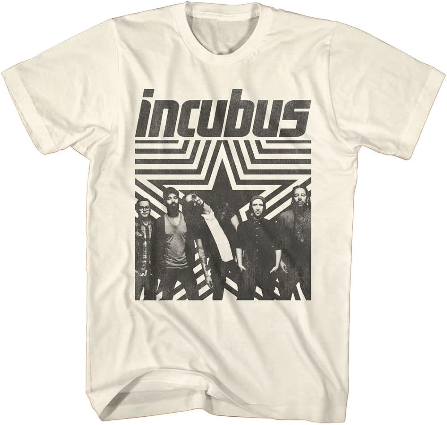 Incubus T Shirt Band Photo Star Mens Short Sleeve T Shirt 90s Music Vintage Style Graphic Tees