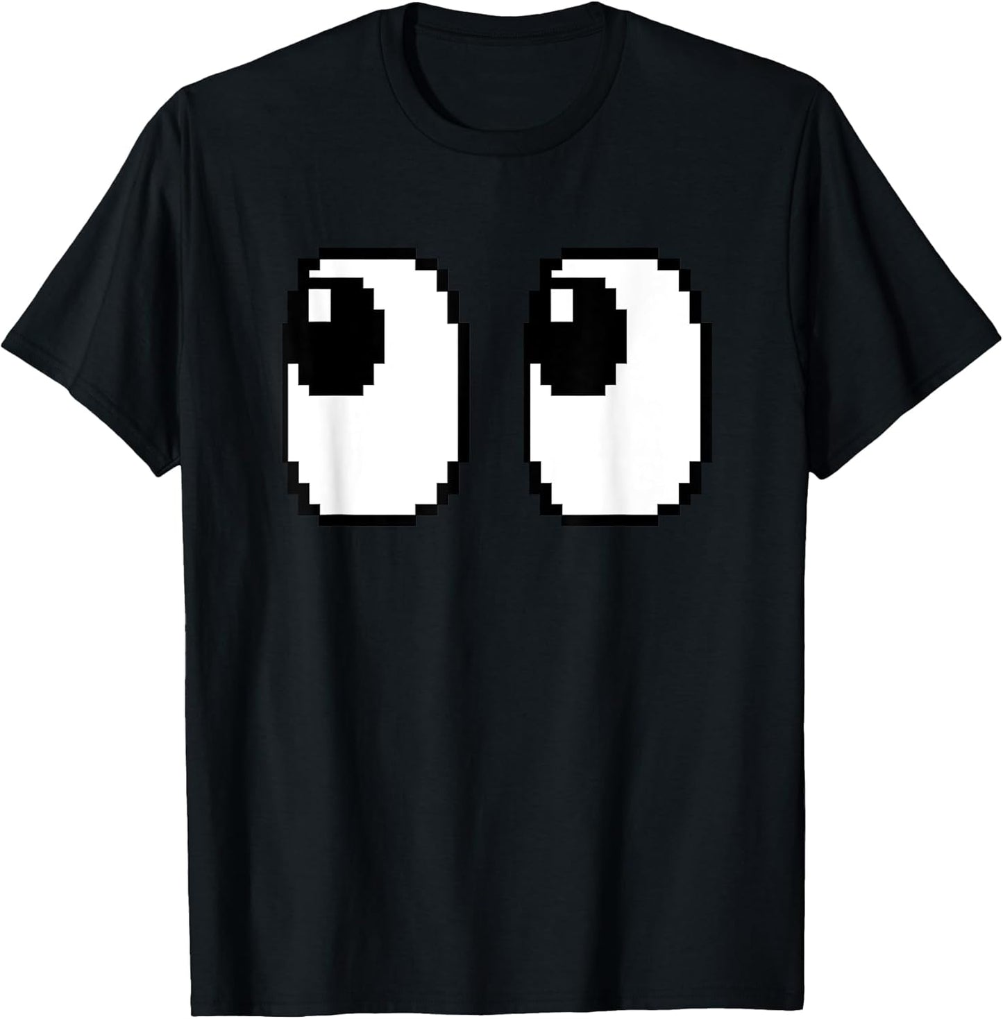Funny Game Ghost Eyes 80s Halloween Tee