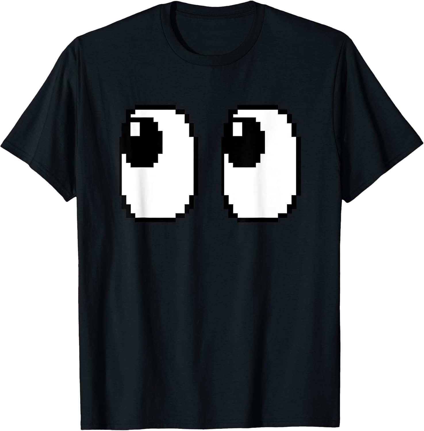 Funny Game Ghost Eyes 80s Halloween Tee