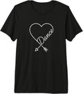 Dance Heart Arrow Script Fitness Studio Ballet