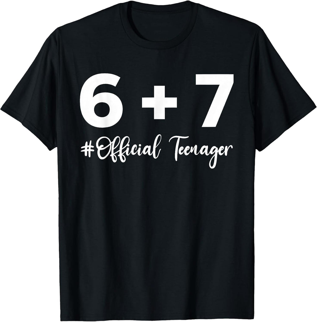 Funny 13th Birthday Official Teenager 13 Year Old Boys Kids T-Shirt