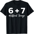 Funny 13th Birthday Official Teenager 13 Year Old Boys Kids T-Shirt