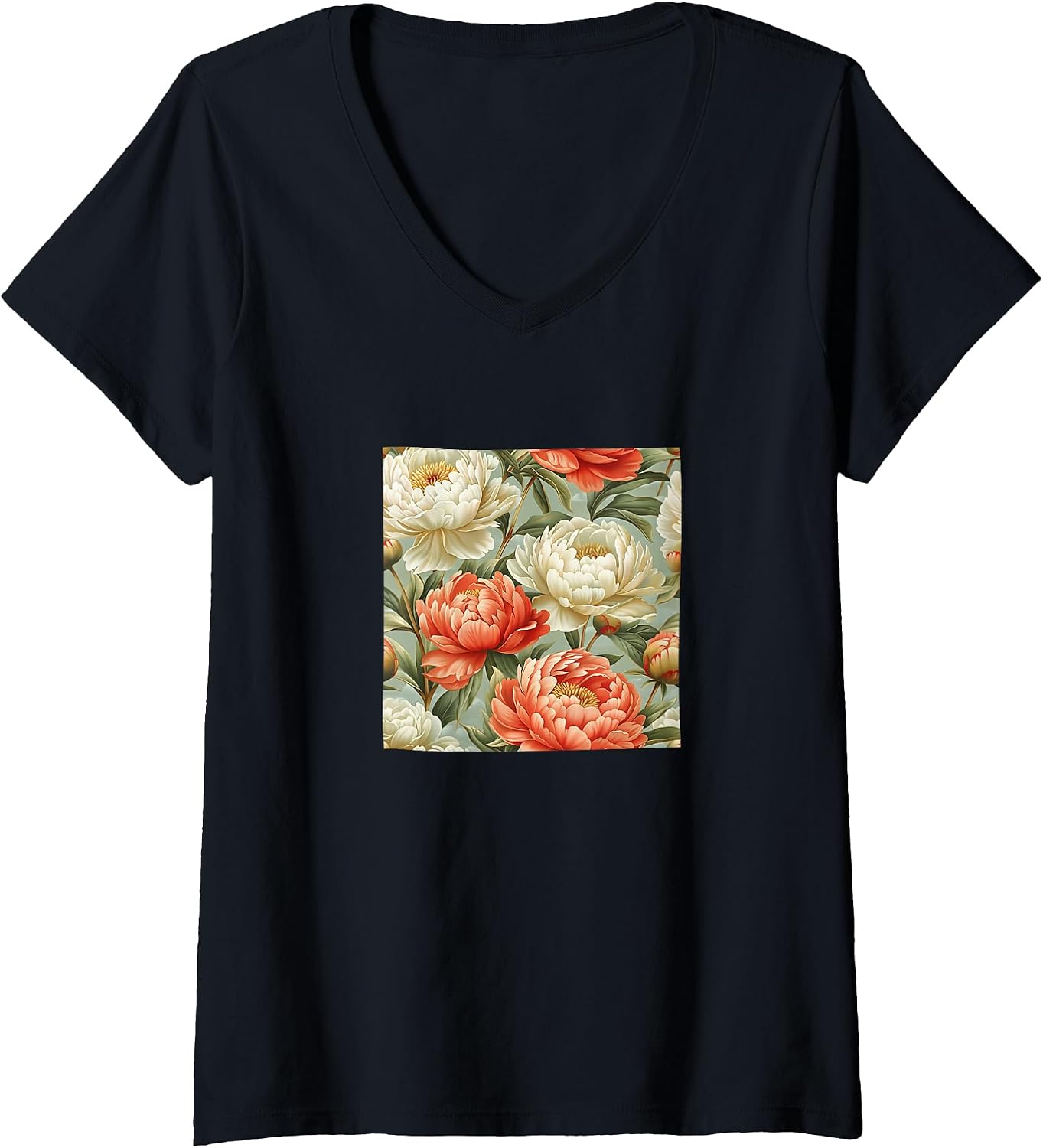 Peony Flower Pattern Merch