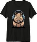 Capybara Gamer Headset Streaming Vibes Squad