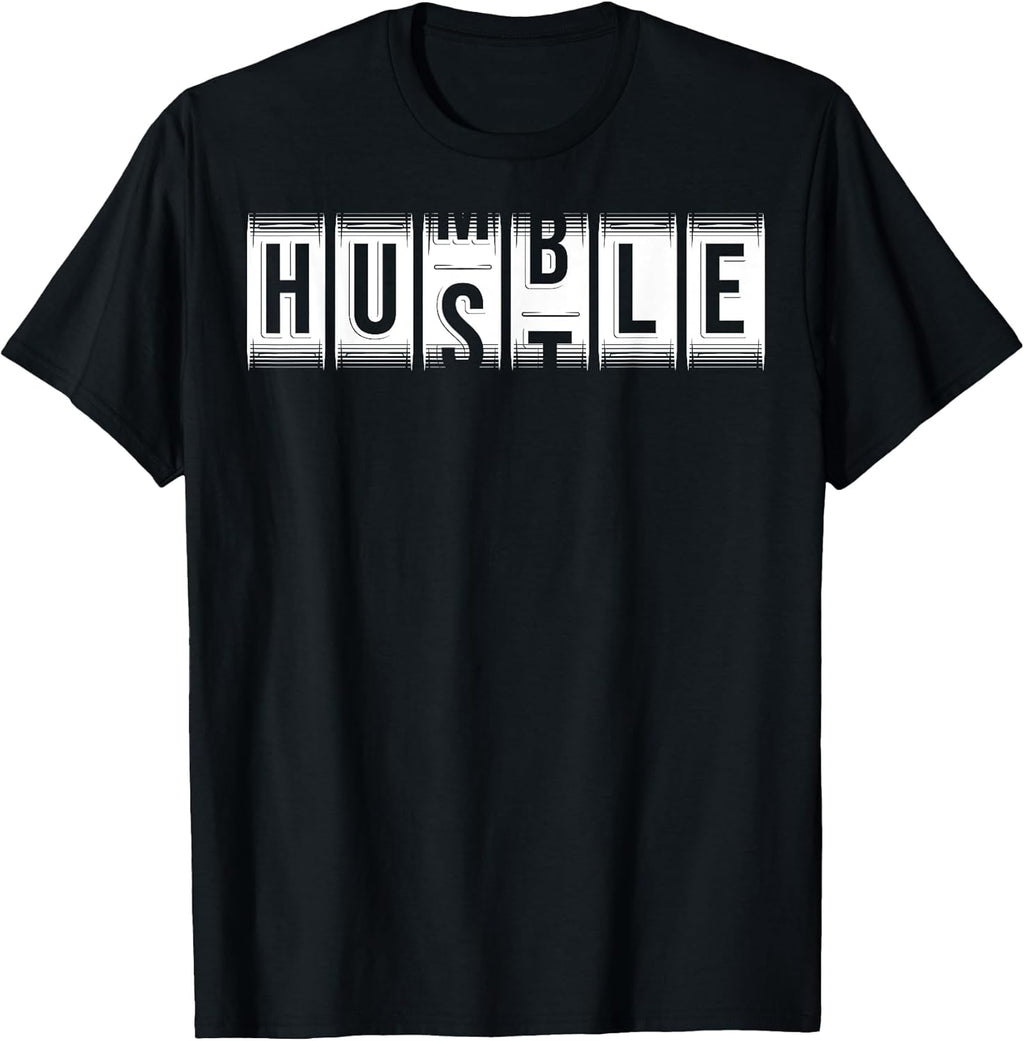 Funny Hustle Gift for Men and Women Cool Humble Odometer T-Shirt