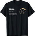 Funny Utopia Definition Tee Shirt