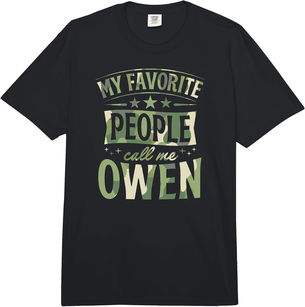 Camo Personalized Boys Name Back To School Merch