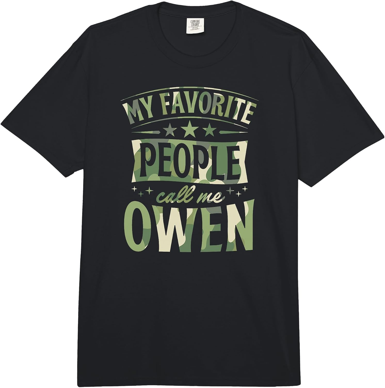 Camo Personalized Boys Name Back To School Merch