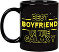 Fatbaby Best Boyfriend in the Galaxy Coffee Mug - Funny Valentine's Day Gift, 11 oz