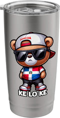 KLK Teddy bear que lo que Dominican flag shirt