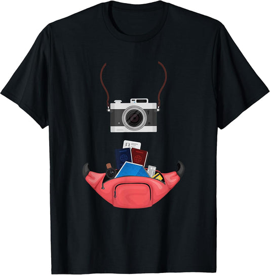 Tourist Spirit Day Camera Passport Map Camera