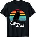 Cat Dad - Vintage Style Cat Lover Gift T-Shirt