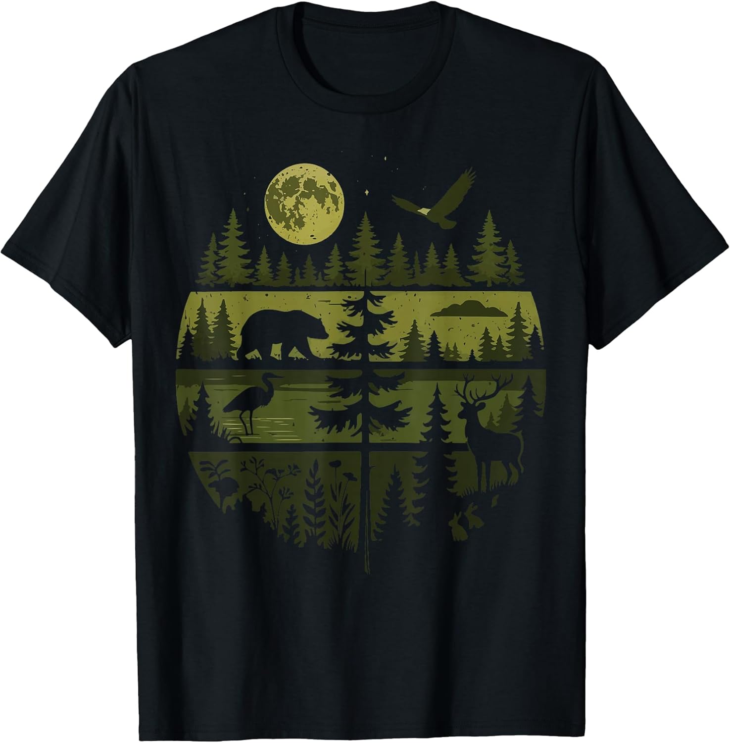 Camping Forest Hiking Nature Vintage