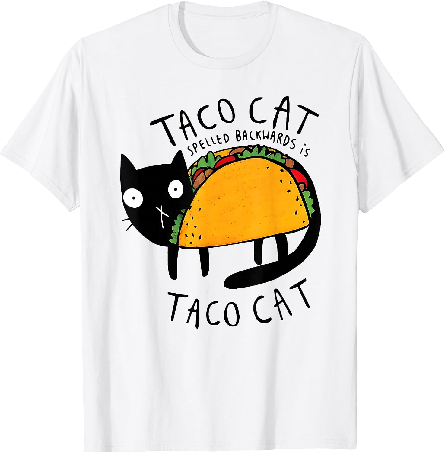 Tacocat Spelled Backwards Funny Cinco De Mayo