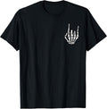 Skeleton Themed Halloween Shirts Men Women Kids