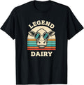 Farm Cow Dairy Legend Funny Retro Vintage Barnyard