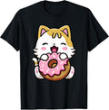 Cute Kawaii Cat Donut Anime Lover Clothing