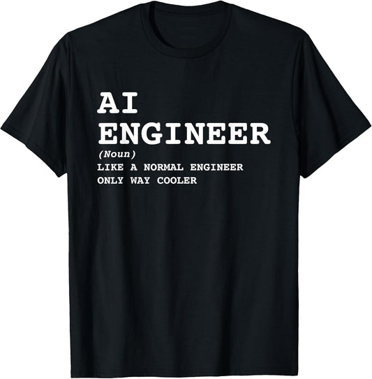 Funny AI Engineer Engineering Merch by BPD
