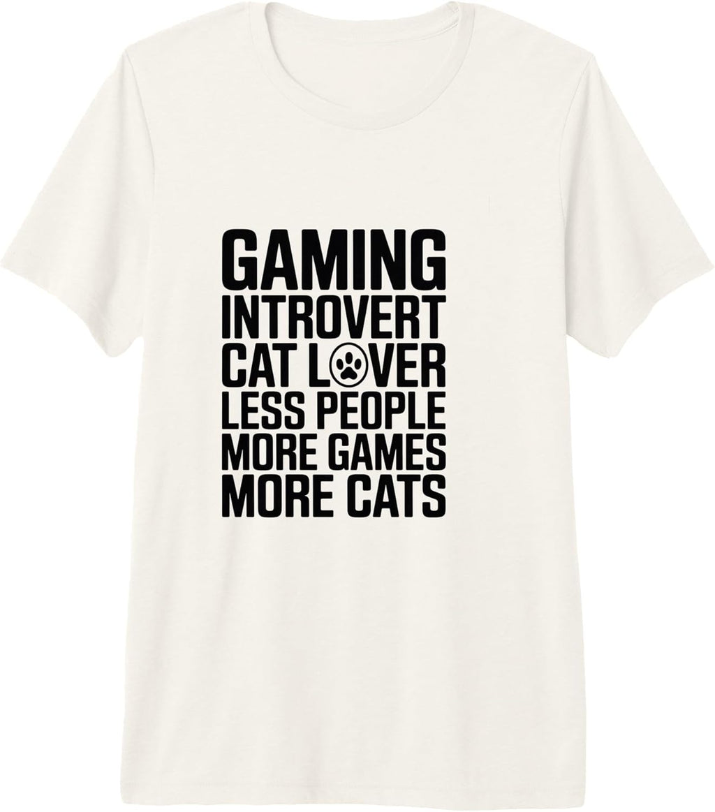Retro Sunset Gaming Introvert Cat Gamer