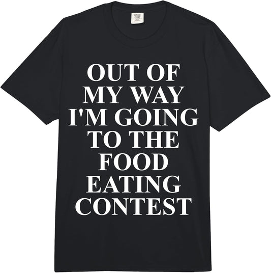Cool Food Eating Contest Humor Quote Merch