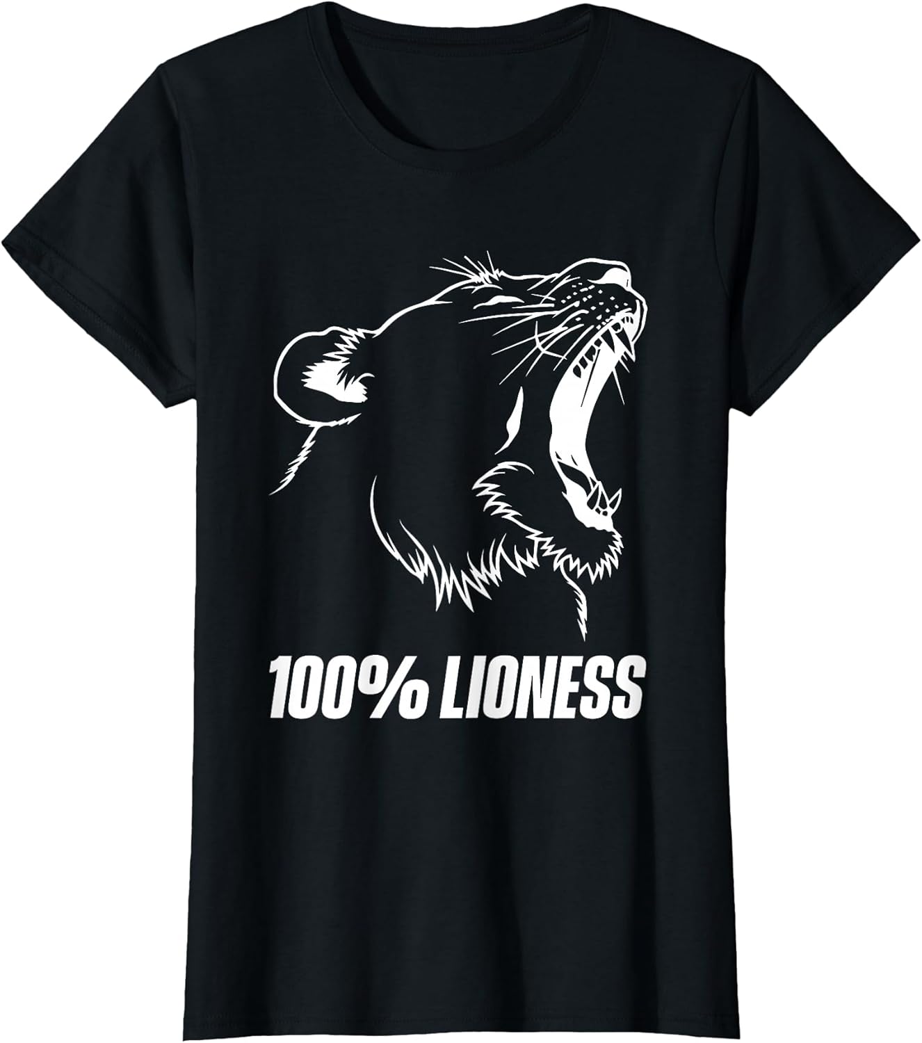 100% Lioness Gym Motivation Apparel Funny Inspiration Lion T-Shirt