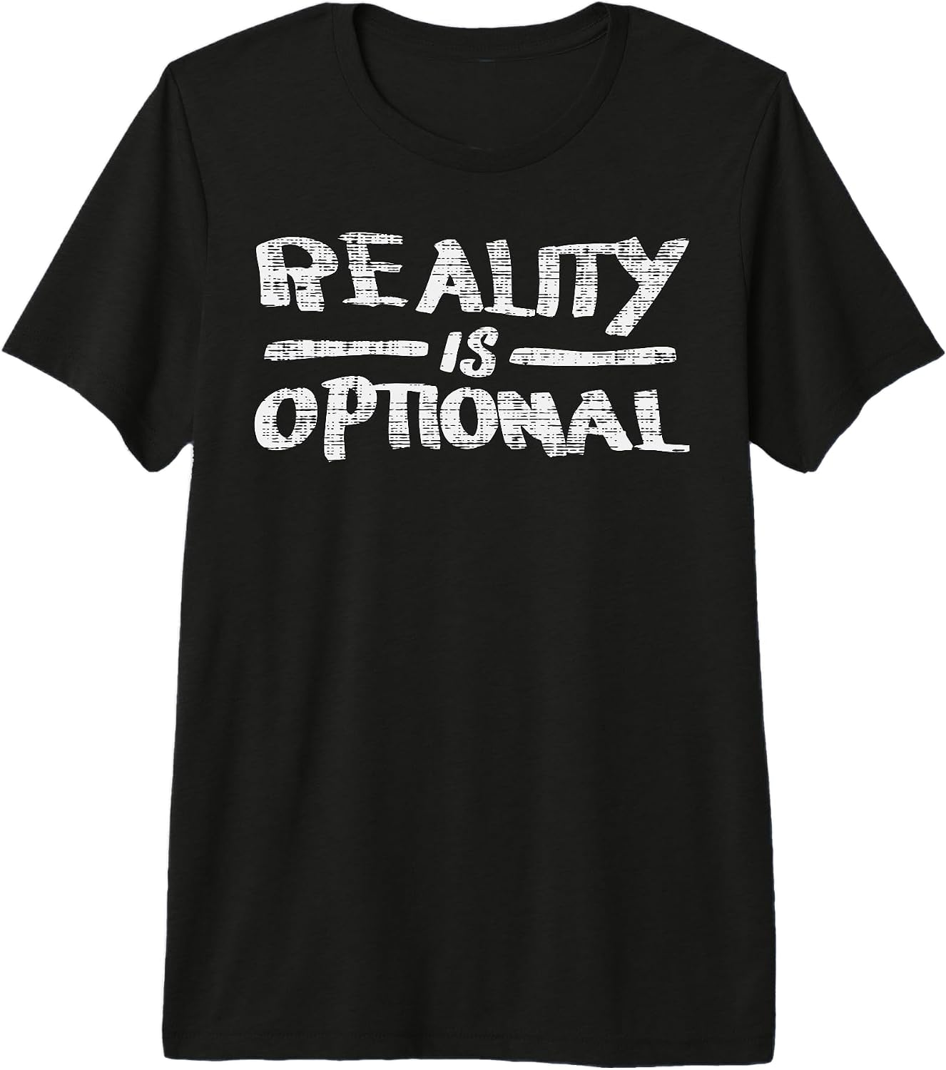 Funny Nerd Reality Is Optional Men Women