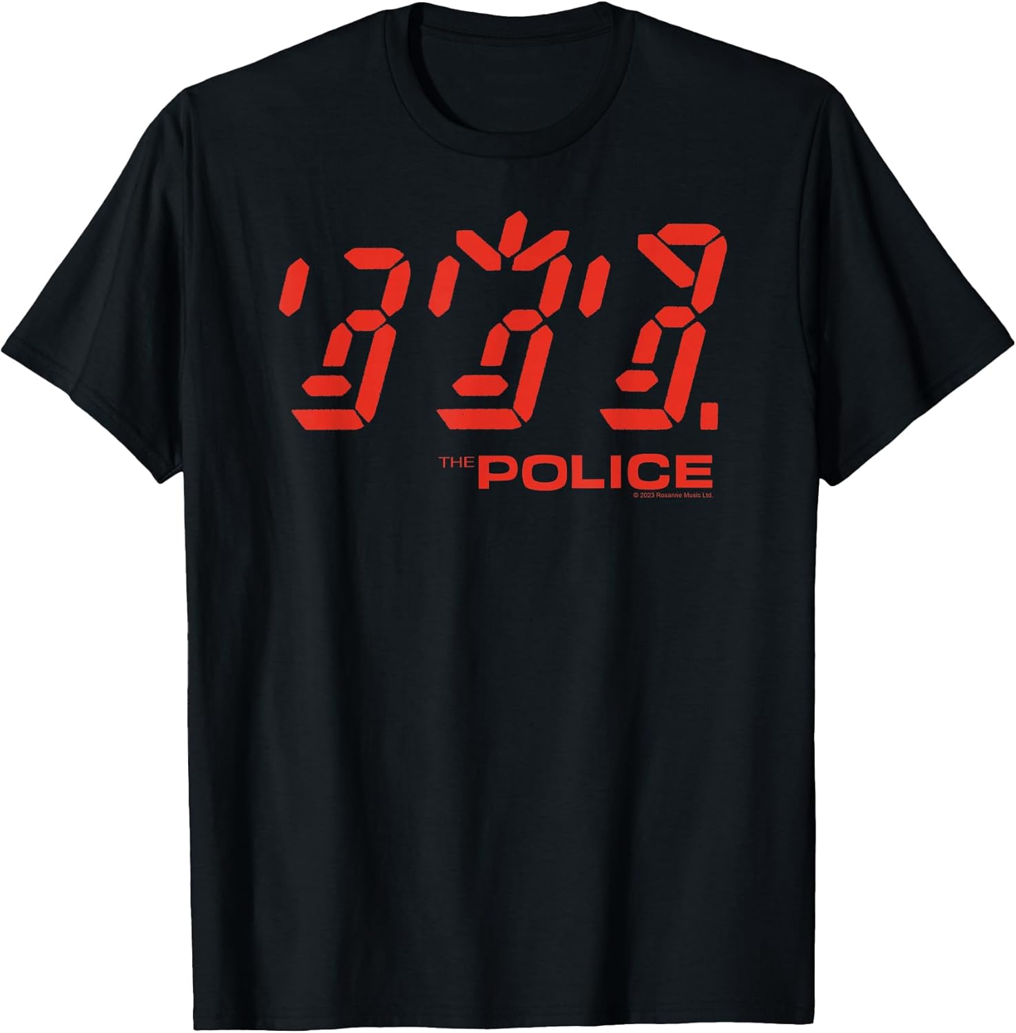 Official The Police Ghost Icon Rock Music Band T-Shirt