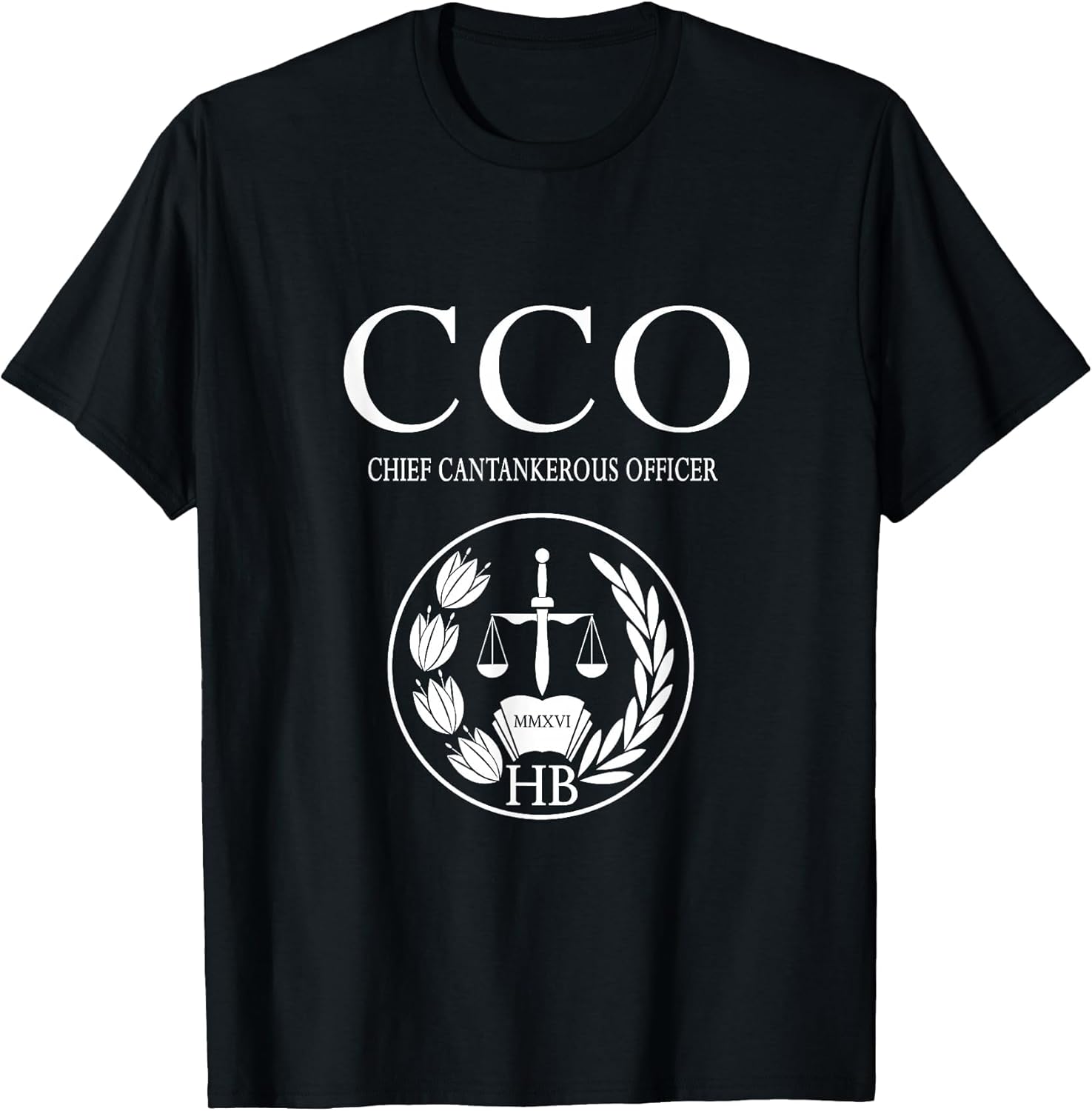 Chief Cantankerous Officer CCO Funny Lawyer Tees